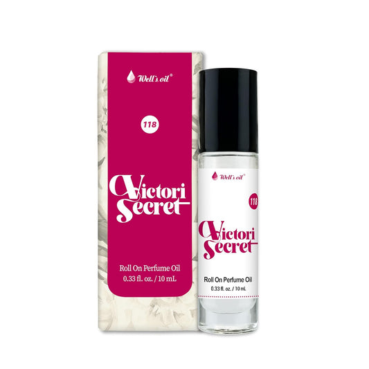Well's Oil Roll-On Perfume Oil (Victori Secret) | Long-Lasting | Paraben-Free | 0.33 Fl Oz / 10 ml