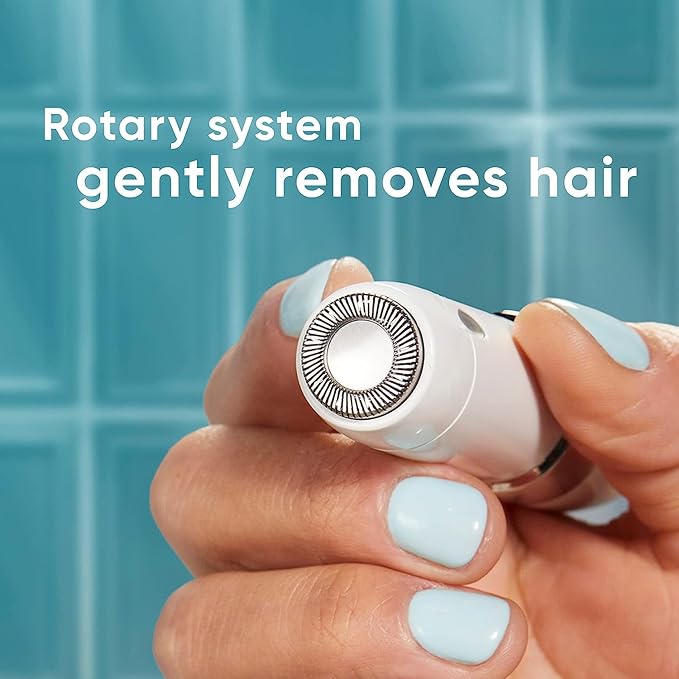 Gillette Venus Mini Facial Hair Remover for Women's Face, Portable Electric Shaver/Razor, Hair Removal for Women, Dermaplaning Tool, Trimmer