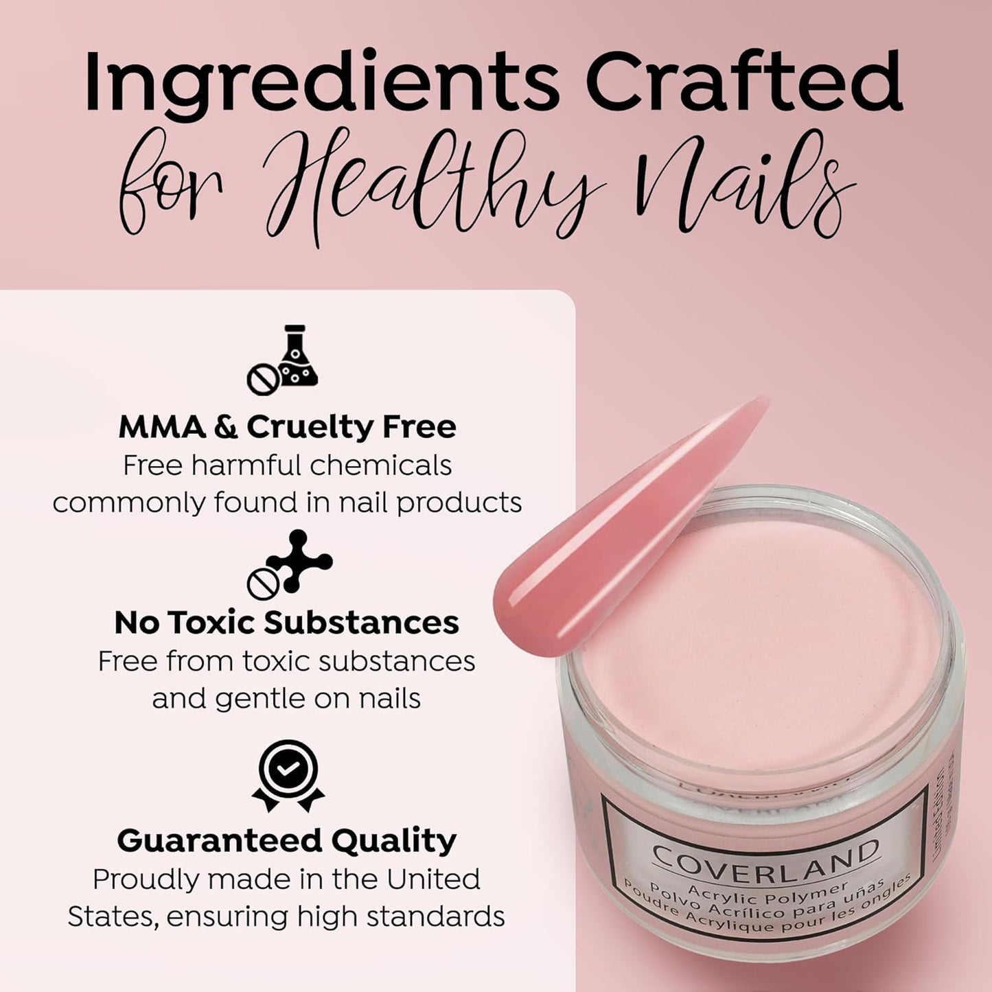 Coverland Acrylic Powder 3.5oz "Goyave" - Limited Edition