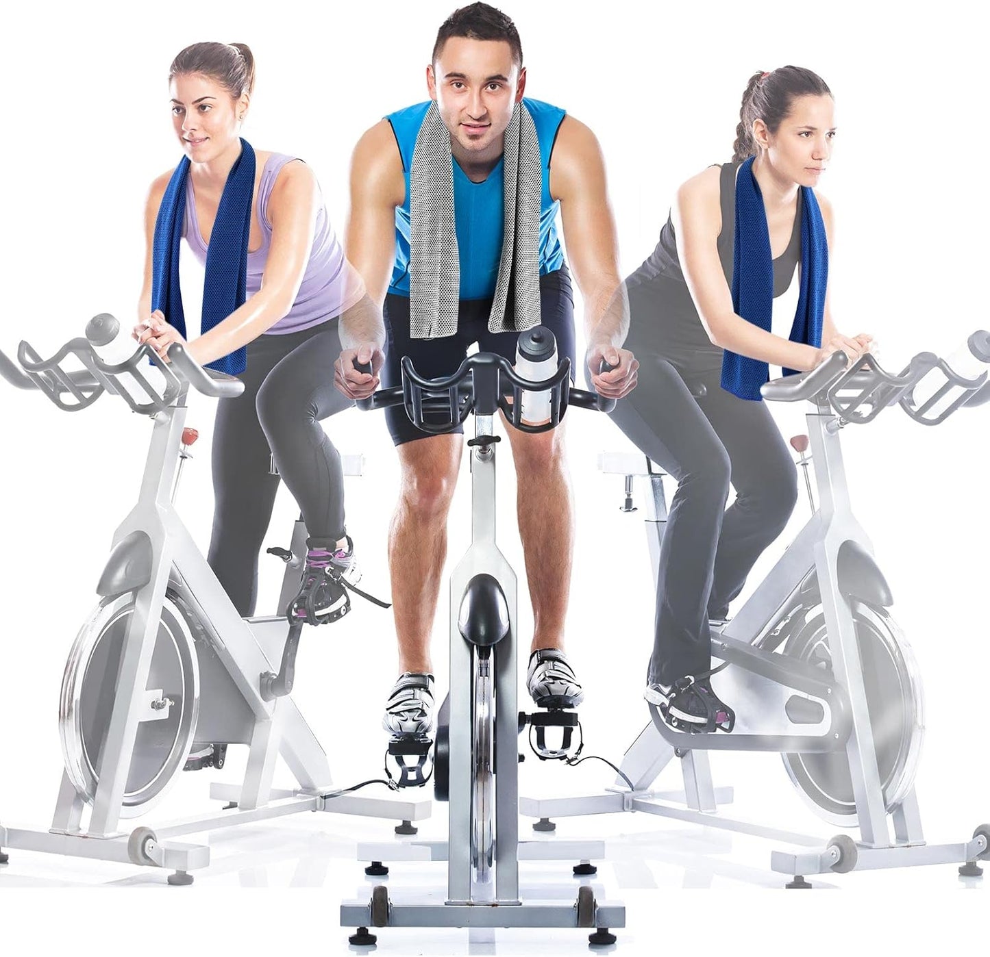 Hosuly 30 Pack Cooling Towels, 40"x12" Ice Breathable Soft Chilly Sweat Rag Microfiber Workout Rags for Gym Cooling Towels for Neck and Face for Yoga Golf Sport Running