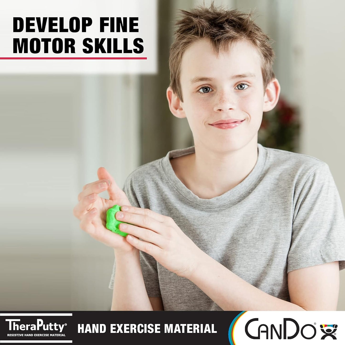 CanDo 10-0920 TheraPutty Standard Hand Exercise Putty, Medium, 1oz