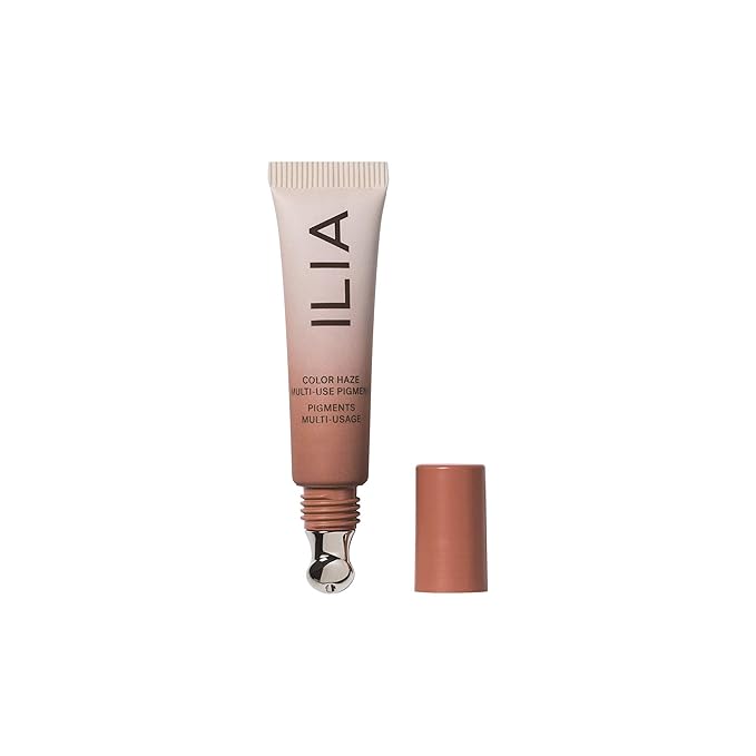 ILIA - Color Haze Multi-Use Matte Pigment | Cream Blush + Lip Color In One | Nourishing, Fuss-Free Application | Non-Toxic, Vegan, Cruelty-Free, Silicone-Free (Waking Up, 0.23 fl oz | 7 ml)