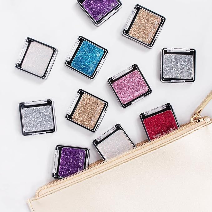 wet n wild Color Icon Eyeshadow Glitter - Ultra-Pigmented, Vitamin E Infused for a Silky-Smooth Moisturizing Application, Cruelty-Free & Vegan - Groupie