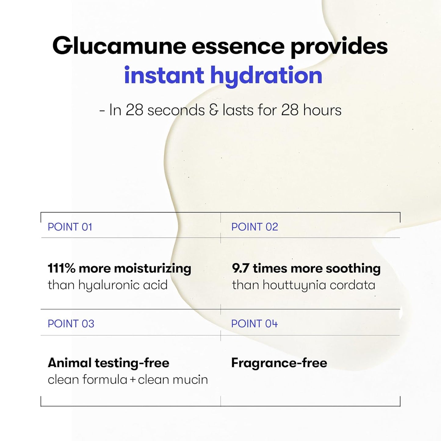 VT COSMETICS Glucamune Essence, Hydrating Vegan Serum for Face, For Dry & Sensitive Skin, Hypoallergenic, Fragrance-Free, Beta-Glucan, Glucosamine,Korean Skincare (3.38 fl. oz.)