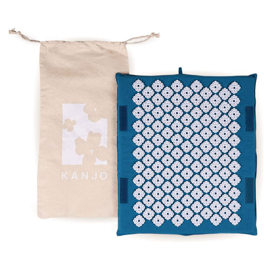 Kanjo Memory Foam Acupressure Foot Mat | Pressure Point & Acupressure Mat for Feet | Helps Relieve Plantar Fasciitis, Heel Pain & Arch Pain | for Use at Standing Desk
