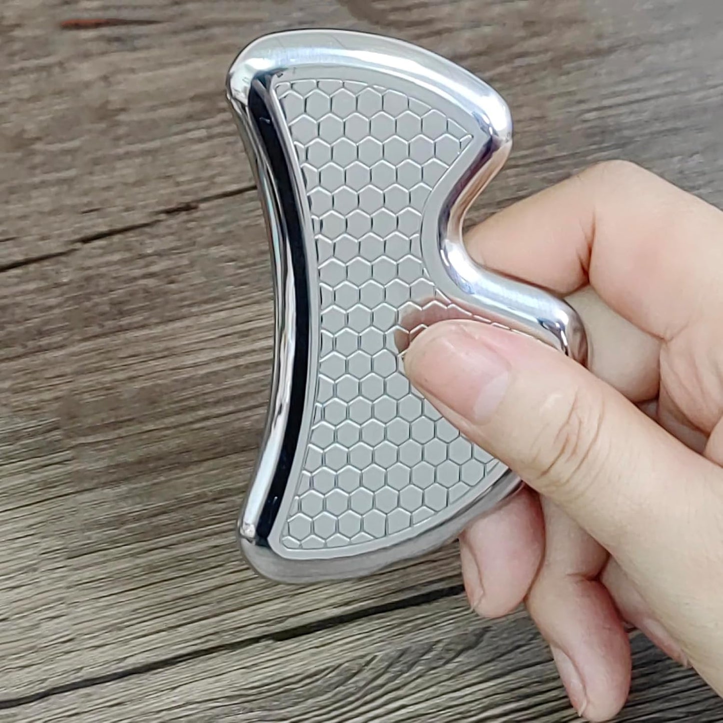 BYYDDIY (Patent Protection Stainless Steel Gua Sha Muscle Scraper Tools,Scraping Tool for Scar Tissue,Muscle Scraper Tool,Massage Scraper,Scraping Massage Tools (B1-1)