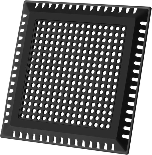 Drain Hair Catcher/Drain Strainer/Square Shower Drain Cover for Bathroom Floor Drain, Stainless Steel and Silicone Hair Stopper (Patented Product)