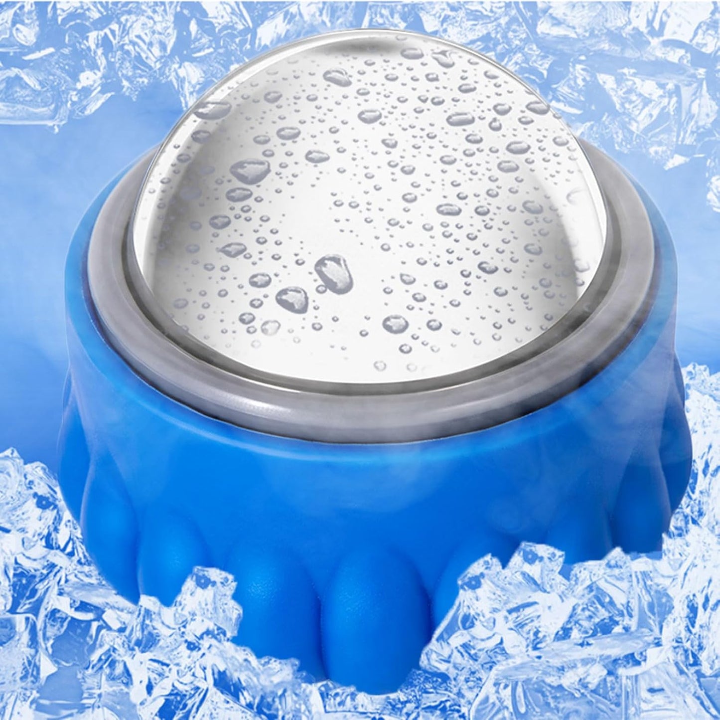 Everjoys Massage Ice Roller Ball, Cold & Heat Therapy Relief Massager, Deep Tissue Massage Pain Relief, Massager Tool for Back/Neck/Body/Face/Foot Pain, Muscles Recovery