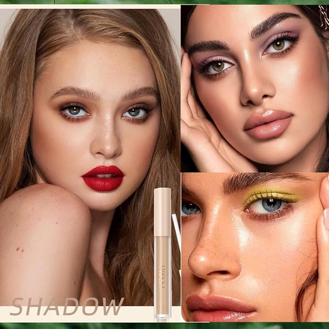 Matte Liquid Eyeshadow Long Lasting High-pigmented Eyeshadow Gel Eye Makeup (Matte Nude