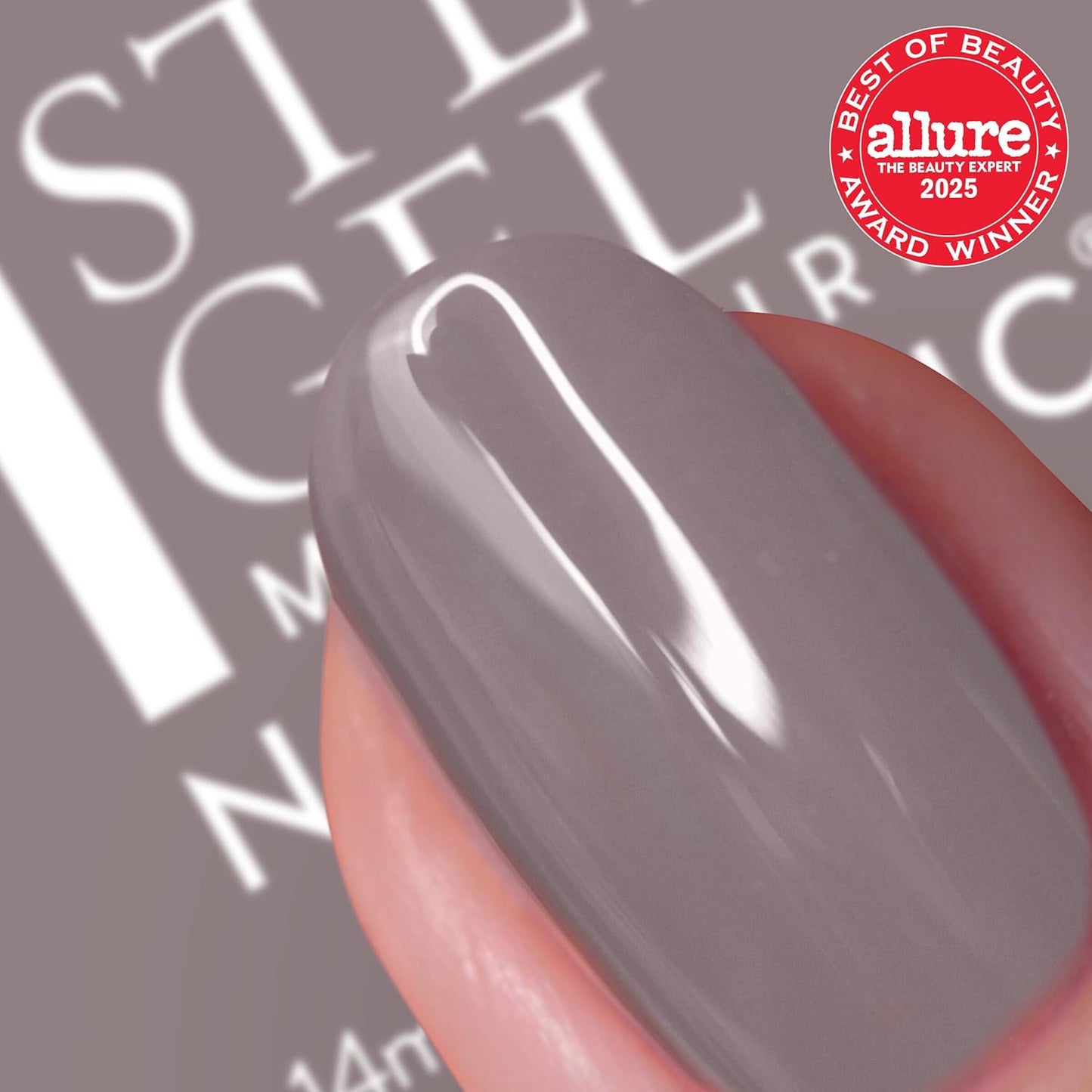 Nails Inc It's Topless Gel-Like Nail Polish, 4-in-1 Base Coat, Treatment, Color & Top Coat, Long Lasting, Strong, Chip Free Nails, Glossy Salon Quality Manicure, Air Dry Nail Polish, Megan, 0.47 Fl Oz