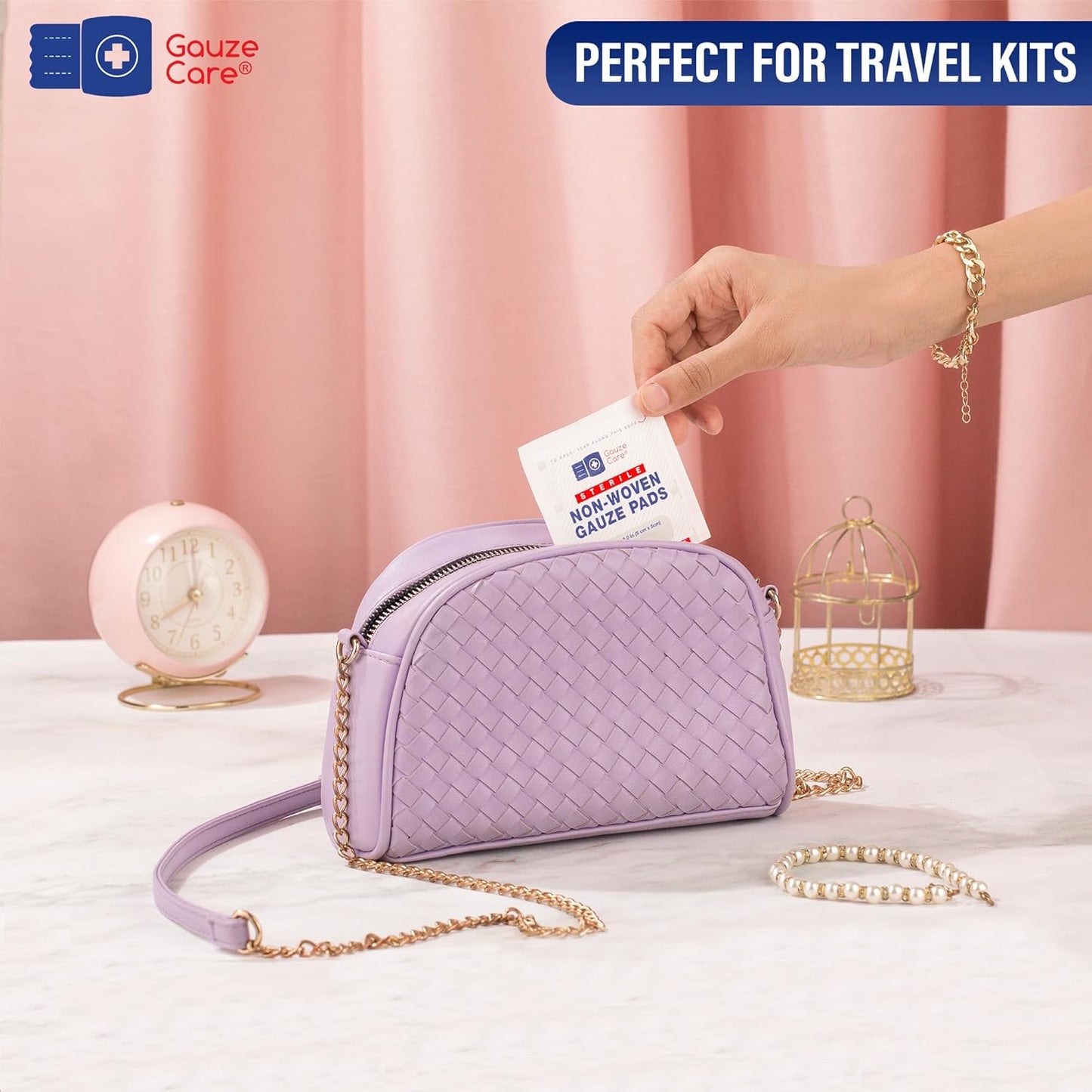 Non-Woven Sterile Gauze Pads 2x2 Pack of 100| 8 ply Gauze Sponges| Individually Packed 2x2 Gauze Pads sterile| Soft and lint-Free Medical Gauze Pads for Enhanced Absorption and First-Aid Wound Care