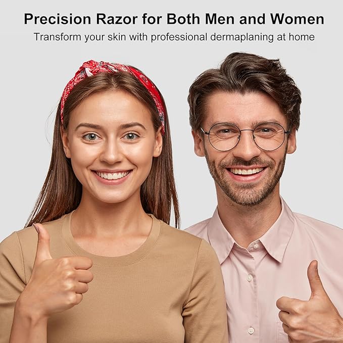 Face Razors for Women, Dermaplane Razor for Women Face, Eyebrow Razor, Facial Razors, Dermaplaning Tool, Gentle Skin Exfoliation Microblades for Sensitive Skin, Peach Fuzz Remover, 10 Count (Coral)