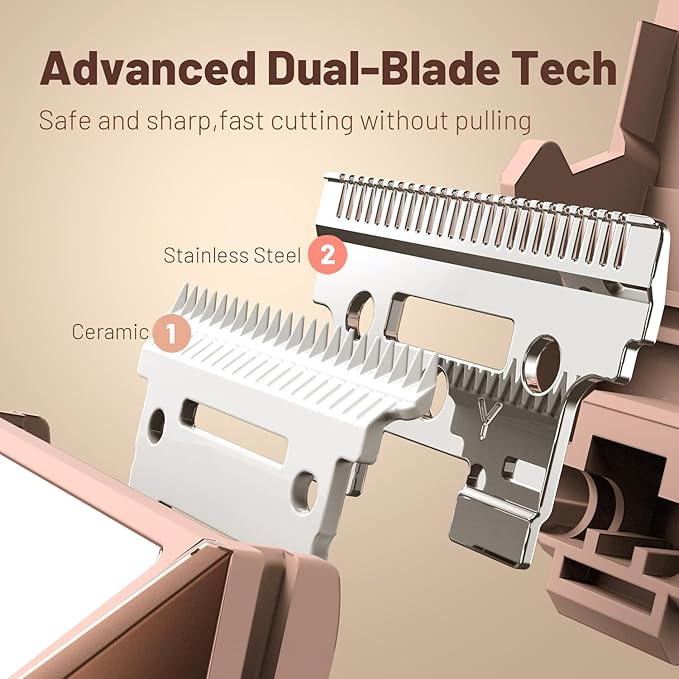 Bikini Trimmer for Women: Mirror Electric Shaver for Body Pubic Hair with LED Light, IPX7 Waterproof Portable Lady Facial Razor with Ceramic Blade,Rechargeable Body Groomer for Leg,Arm,Underarm