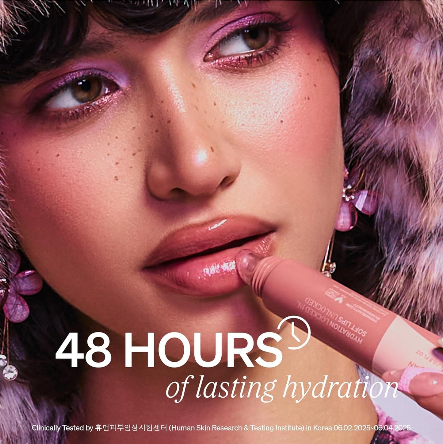 LipLock Jelly Serum for Dry Lips, Long-Lasting, Hydrating, Plumping, Glossy Mask with Rose PDRN, Carrot Collagen, Pillow Peptide, Moisturizing Tinted Lip Balm. (Pink Flan)