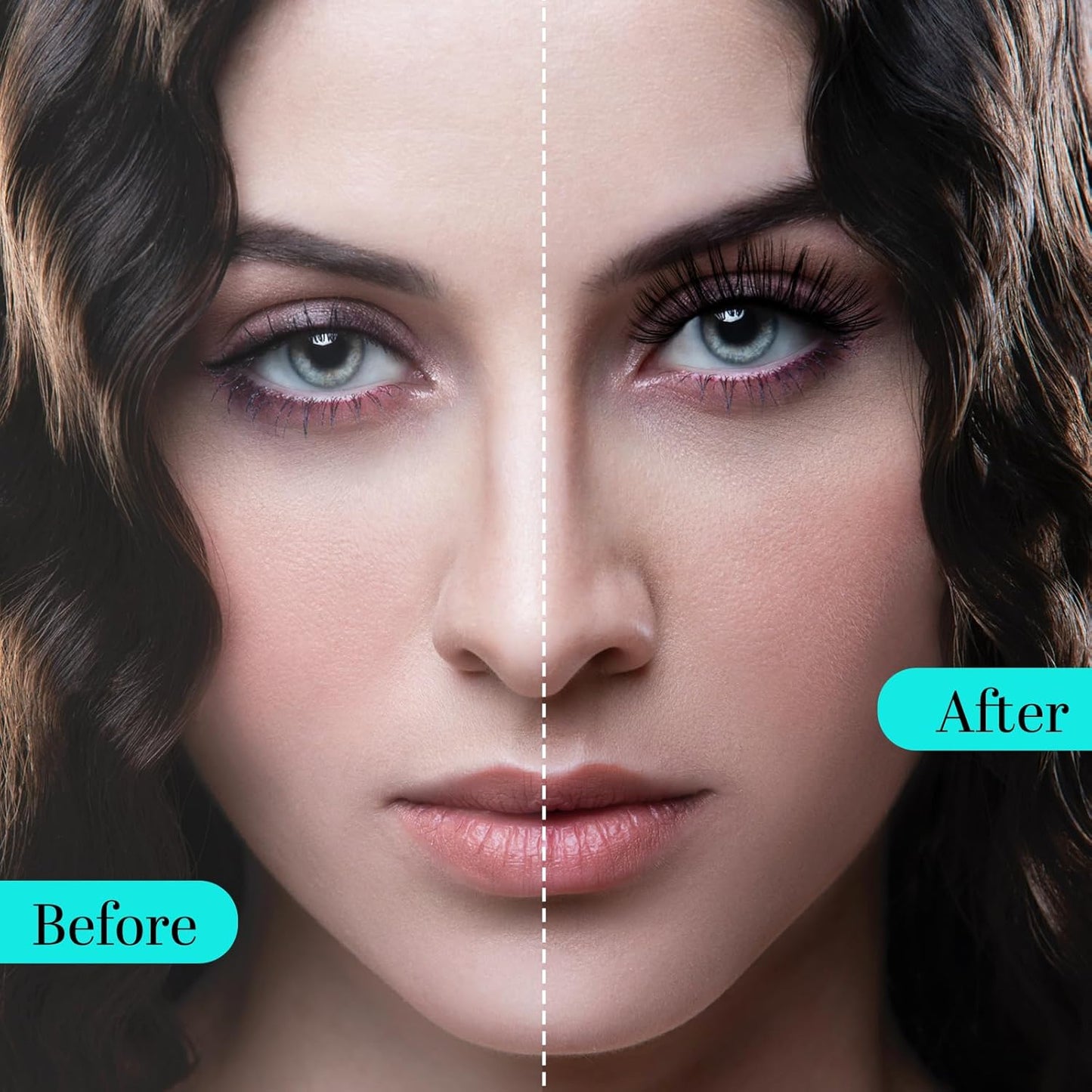 Lash Clusters Wispy 280PCS Eyelash Extension 60D Cluster Lashes Individual Lashes DIY Lash Extension Natural Look Cluster Eyelash Extensions Soft False Eyelashes at Home for Beginners(16mm)