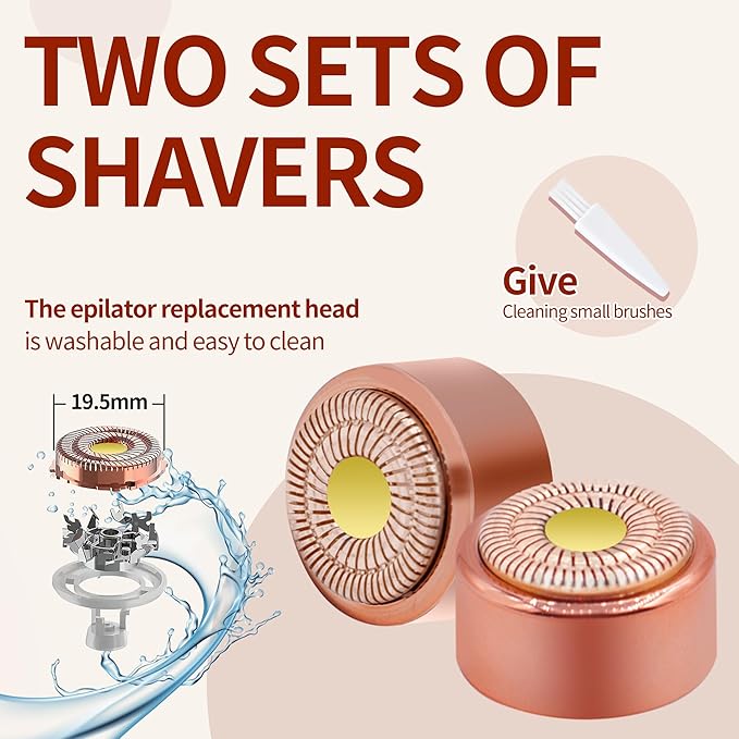 for Flawless Replacement Heads Gen 3 - Finishing Touch Flawless Facial Hair Remover Replacement Blades for Women, Shaver & Razor (4 pack Generation 3)