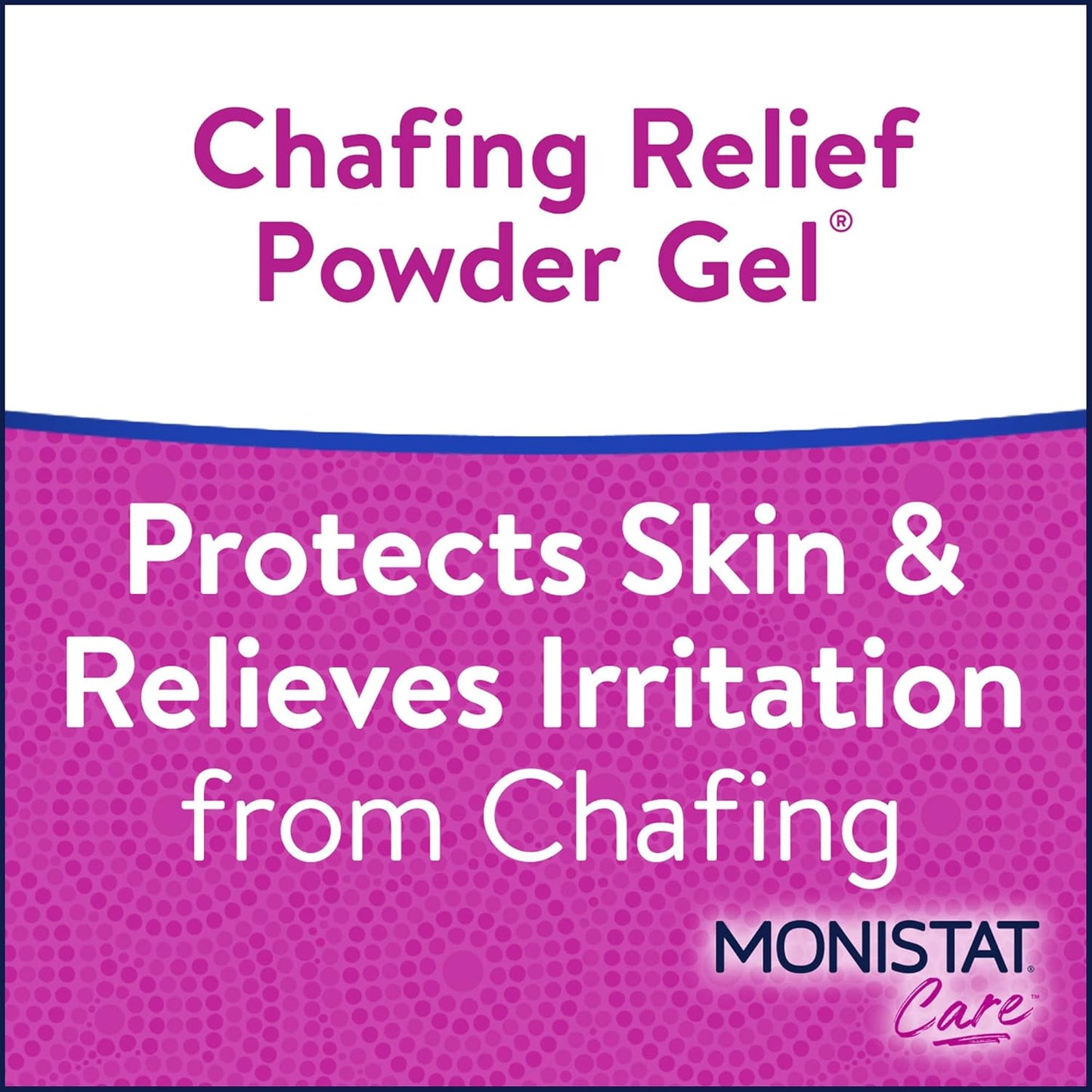 Monistat Chafing Relief Powder Gel, Long-Lasting Anti-Chafing Protection for Bikini Area, Thighs and Bra Lines, 1.5 Oz, Pack of 4