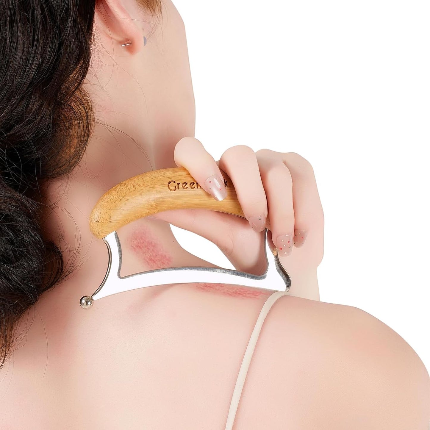 2 in 1 Stainless Steel Gua Sha Massage Tool Set for Muscle Relief, Muscle Scraper Tools,Portable Body Scrapers Tool for Neck, Back, Feet Recovery.