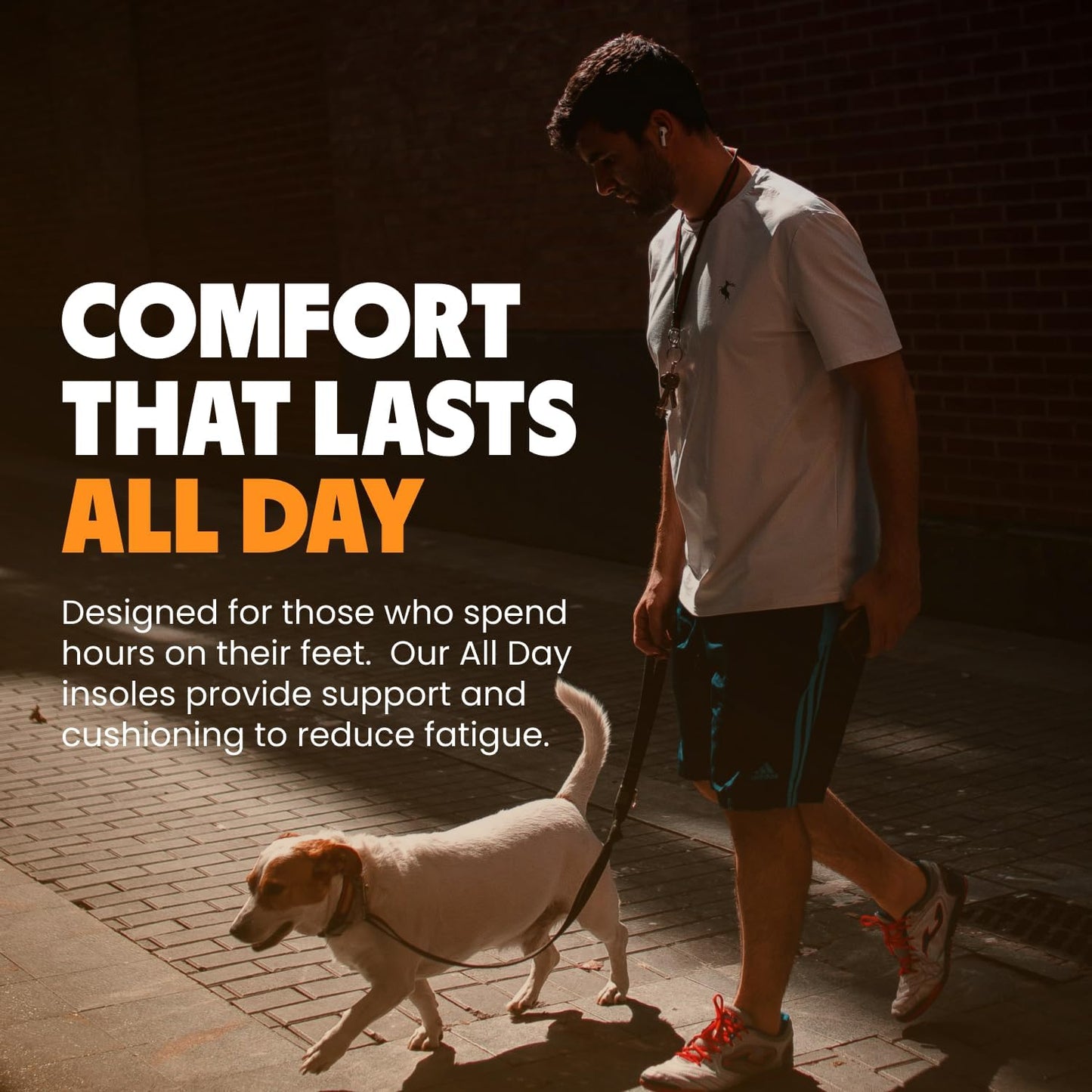MOVE All Day Comfort Insole - Extra Plush Foam Insole for Stress Reduction on Feet, Knees, Back, Shock Absorbing, Walking, Foot Cushion, Comfort, Arch Support, and Work Boots (M11-11.5/WM12.5-13)