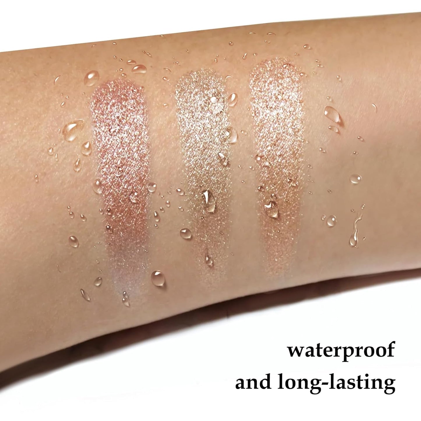 Boobeen 3PCS Cream Eyeshadow Pencil Crayon Waterproof Brightener Stick Shimmer Pen Create Glitter Eye Makeup, Easy to Use