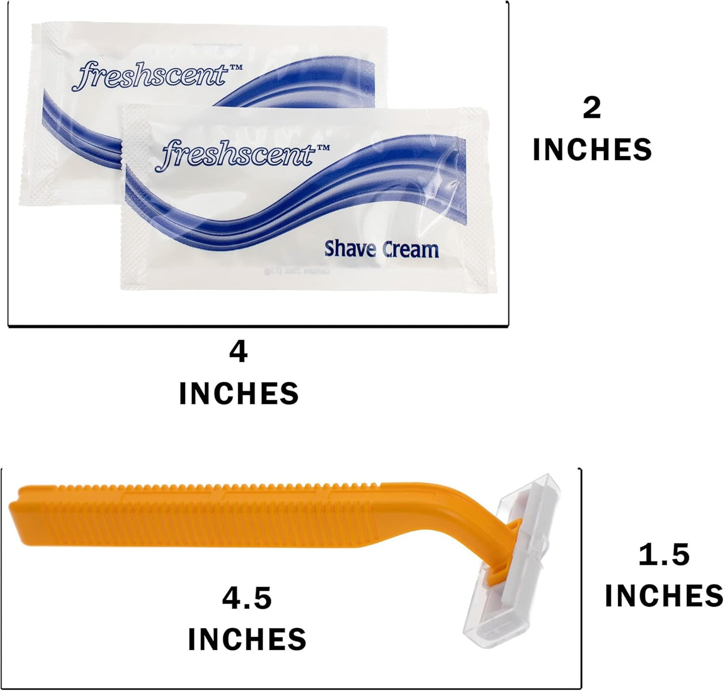 Moda West 24 Kits - Bulk Case of Wholesale Adult Basic Toiletries for Men, Women, Travel, Charity, Homeless Shelters, Cotton/Polyester Blend, Shampoo, Deodorant, Toothpaste, 24 Pre-Packaged Kits