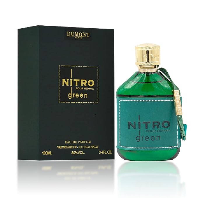 Nitro Green Eau De Parfum - Vibrant Weekend Fragrance - 3.4 Fl Oz