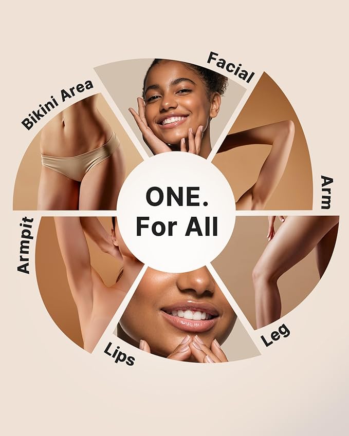 Upgraded Bikini Trimmer for Women, [2in1 & Painless] Electric Body Razors/Shaver, [Waterproof] Beard Trimmer for Men, Replaceable Ceramic Blade, Superior Charge Dock, Gifts for Women/Men