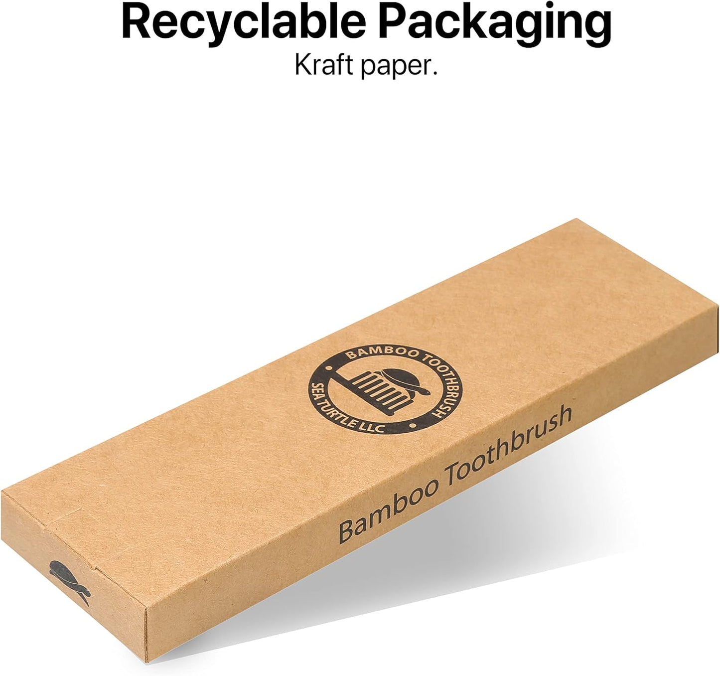 Sea Turtle Bundle Adult and Kids Toothbrushes, Plant-Based, Bristles Bamboo Toothbrush, Entire Family Bundle for Adults and Kids (4 Pack Each)