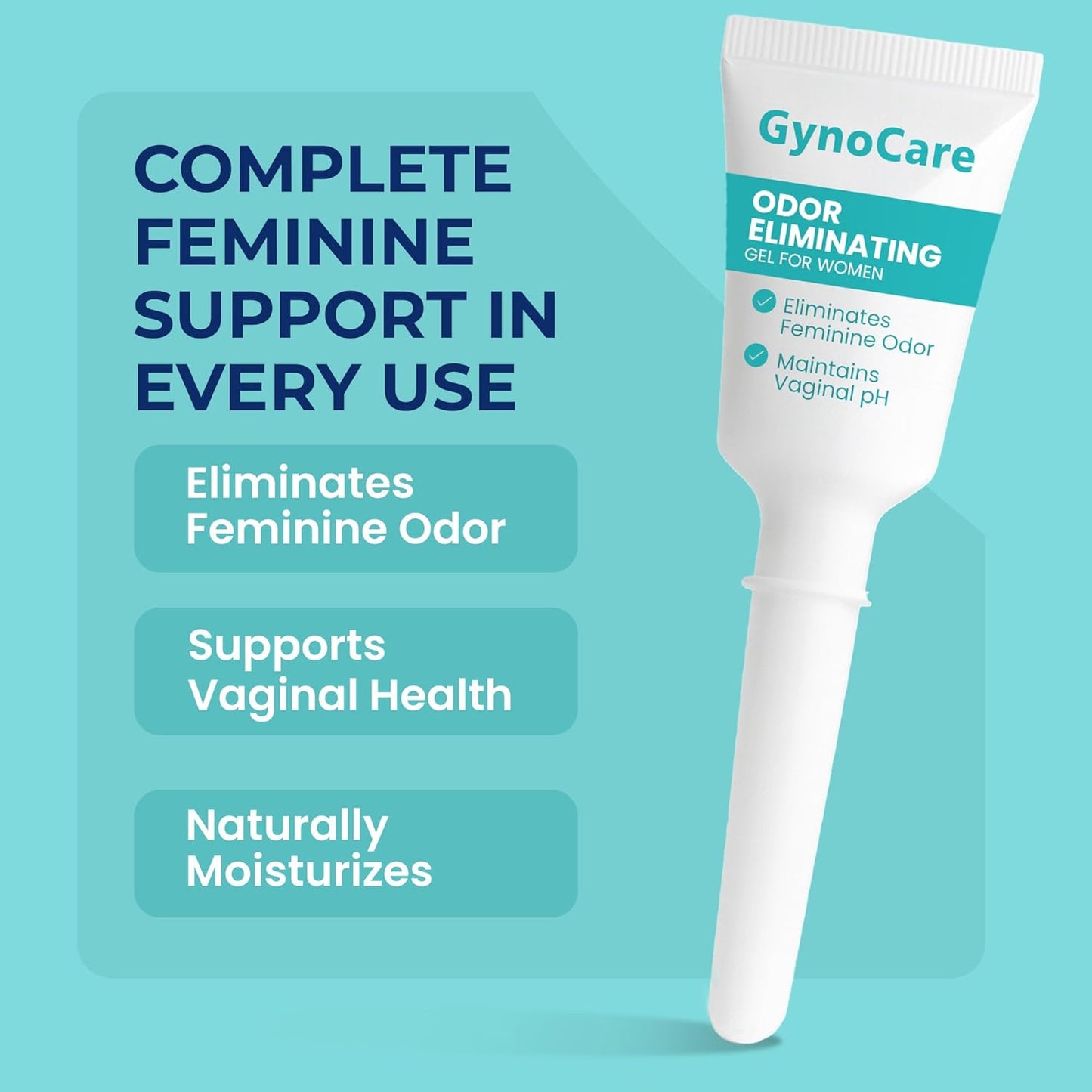 pH Balance for Women Vaginal Odor Eliminating Gel | Feminine Care | Vaginal Health | Support for Feminine Odor & Vaginal Microbiota Imbalance | 10 Pre-Filled Applicators