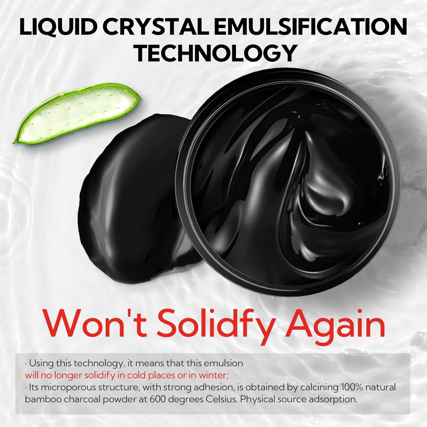 LANBENA Upgraded 2.0 Bamboo Charcoal Blackhead Remover Mask, 60 pcs Nose Strips, Peel off Face Mask Pore Whiteheads Cleanser Strawberry Nose Purifying, Deep Cleansing for All Skin Types, 30g/1.05oz