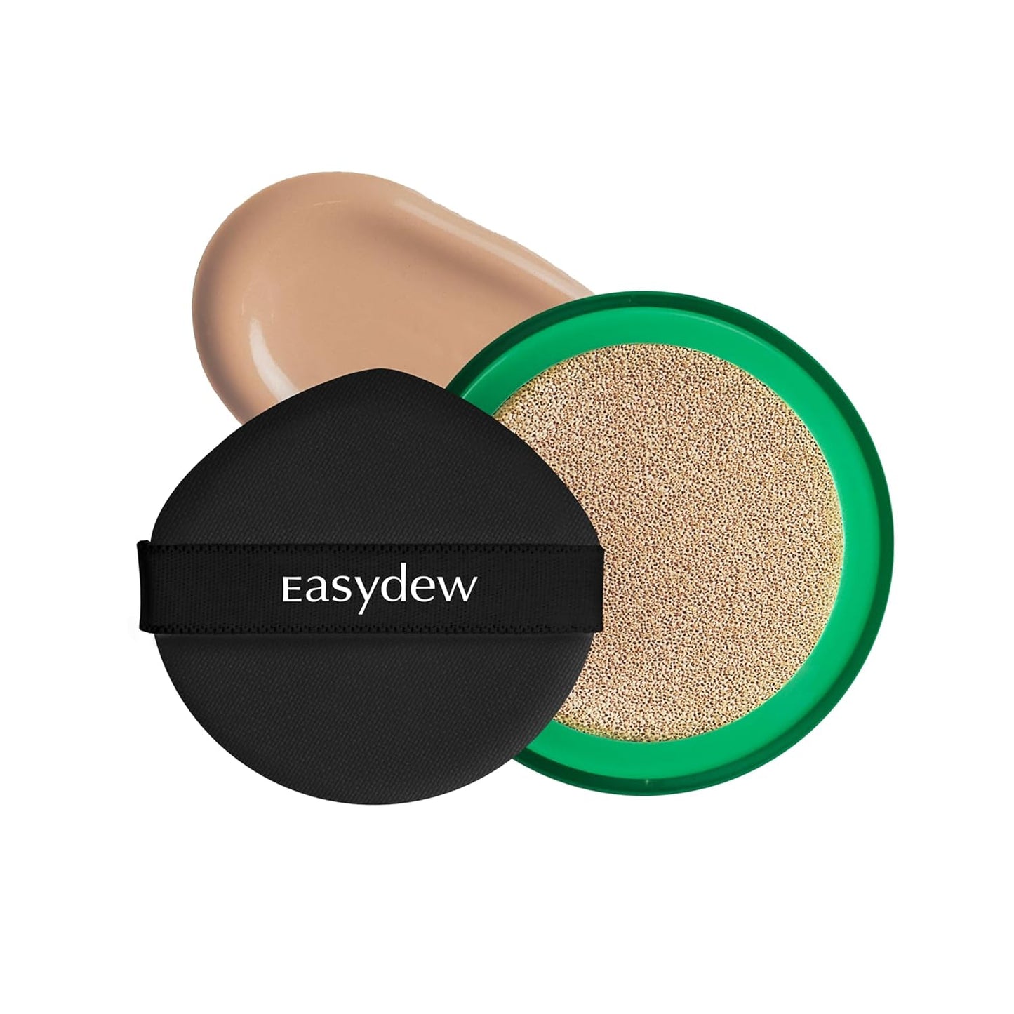 Easydew Mela B Toning Ampoule Cushion Refill - 3-in-1 Age-Defying Sun Shield Full Coverage Cushion Foundation with Niacinamide & Hyaluron-Vital C - Face Makeup Korean Skin Care 0.45 oz (#25 Honey)