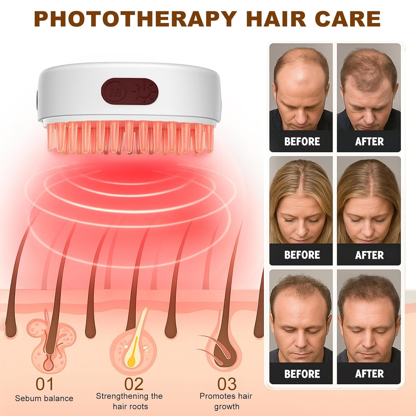 Laser Hair Growth Comb