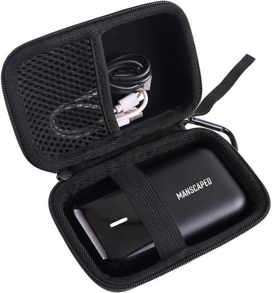 Hard EVA Carrying Case Compatible with MANSCAPED The Handyman Compact Face Shaver,Men’s Facial Hair Groomer Storage case (Hair Groomer)