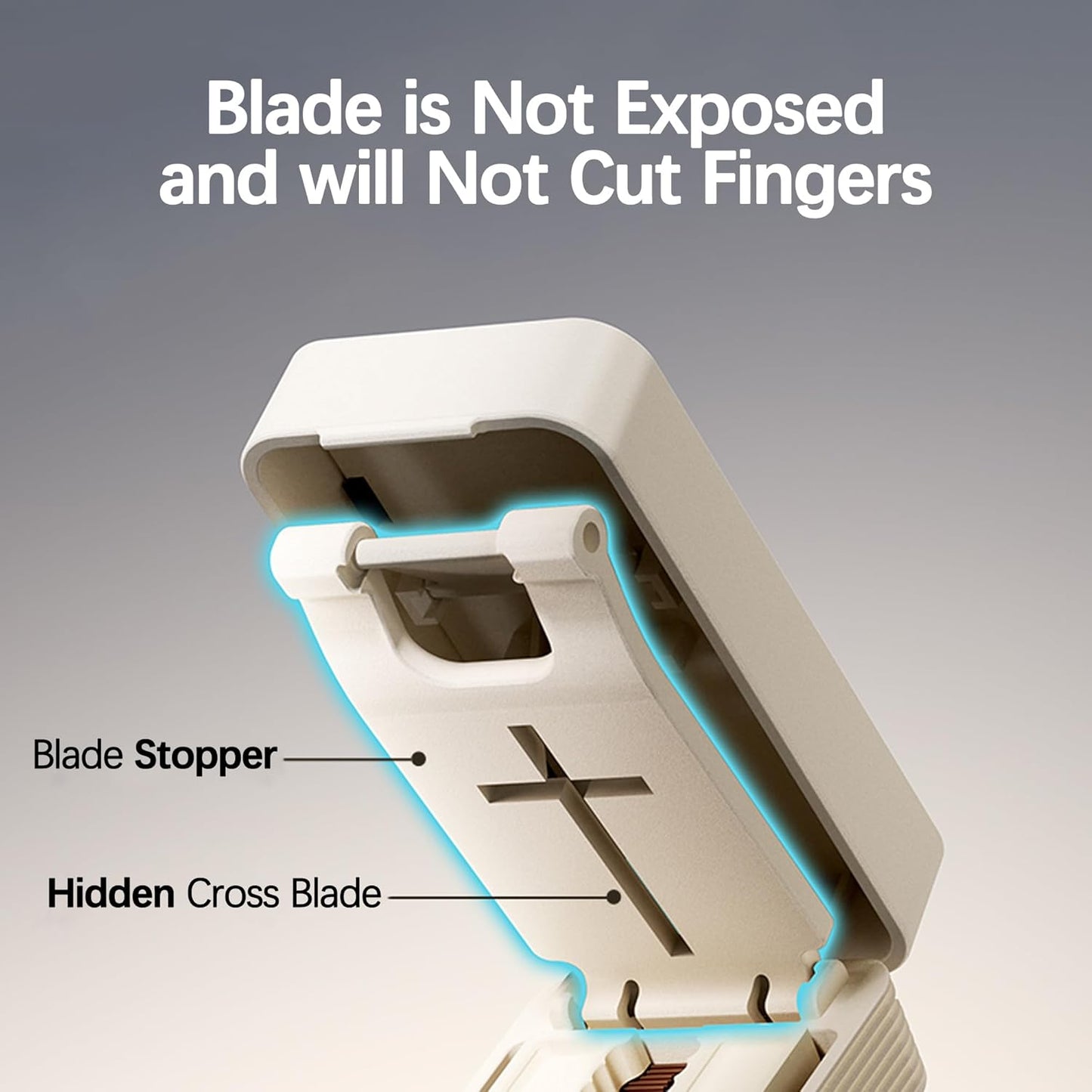 Pill Cutter Splitter for Small and Tiny Pills, 1/2 1/4 Pill Cutter for Small or Large Pills, Pill Splitter for Multiple Pills at a Time with Centering Device and Stainless Steel Blade (White)