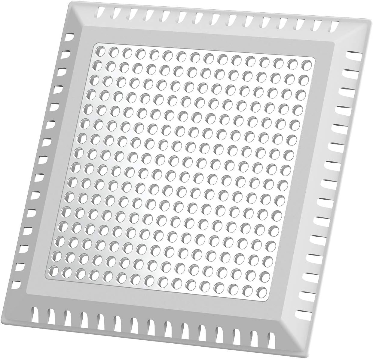 Shower Drain Hair Catcher/Drain Strainer/Shower Drain Cover for Bathroom Floor Drain, Stainless Steel and Silicone (Patented Product)