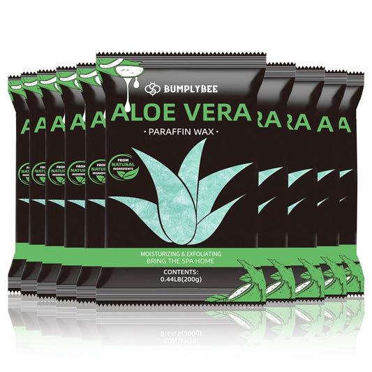 Paraffin Wax for Hand and Feet, 10 Pack Aloe Vera Paraffin Wax Refills for Paraffin Wax Machine, Hand Wax Paraffin Wax Bath, Foot Wax Paraffin Bath, Moisturizing Hands Feet, Deep Hydration
