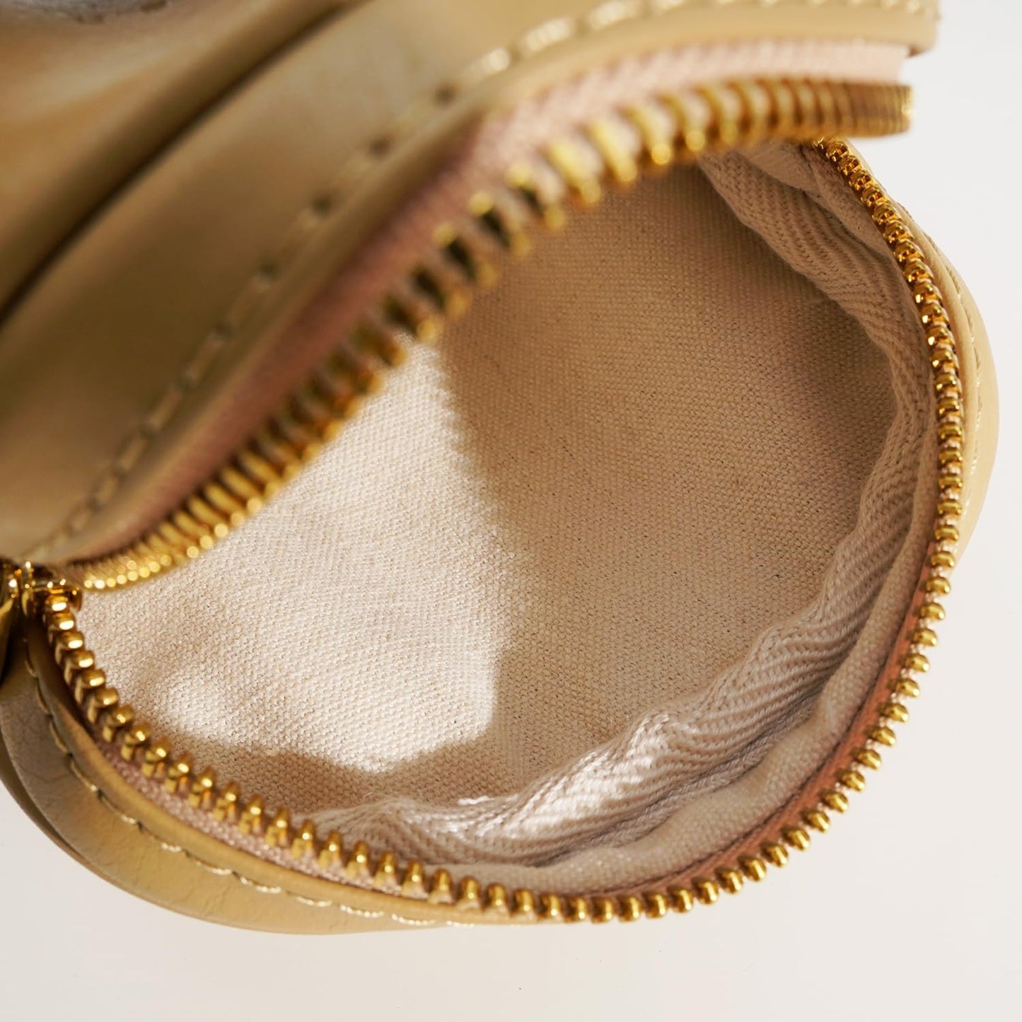 Leather Cosmetic Bag for Women Small Zipper Makeup Bag for Purse Waterproof Travel Makeup Organizer Charger Storage Pouch Color Yellow