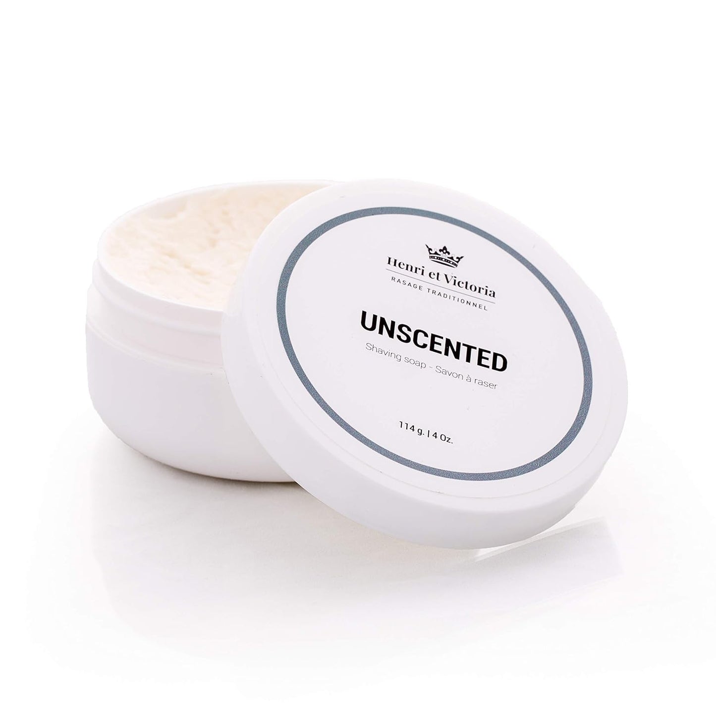 Shaving Soap For Men | Smooth Shave, Lathers Up Nicely, Long-Lasting Scent | Canadian Made by Skilled Artisan 114 g (4 oz) (Unscented)