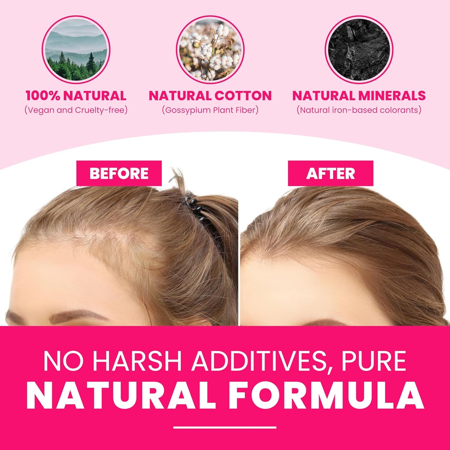 VELO Hair Building Fibers for Thinning Hair –LIGHT BLONDE Hair Fibers for Men & Women – Covers Bald Spots, Hairline Powder, Hair Thickening Fibers – Hair Filler Powder for Fuller-Looking Hair – 30g