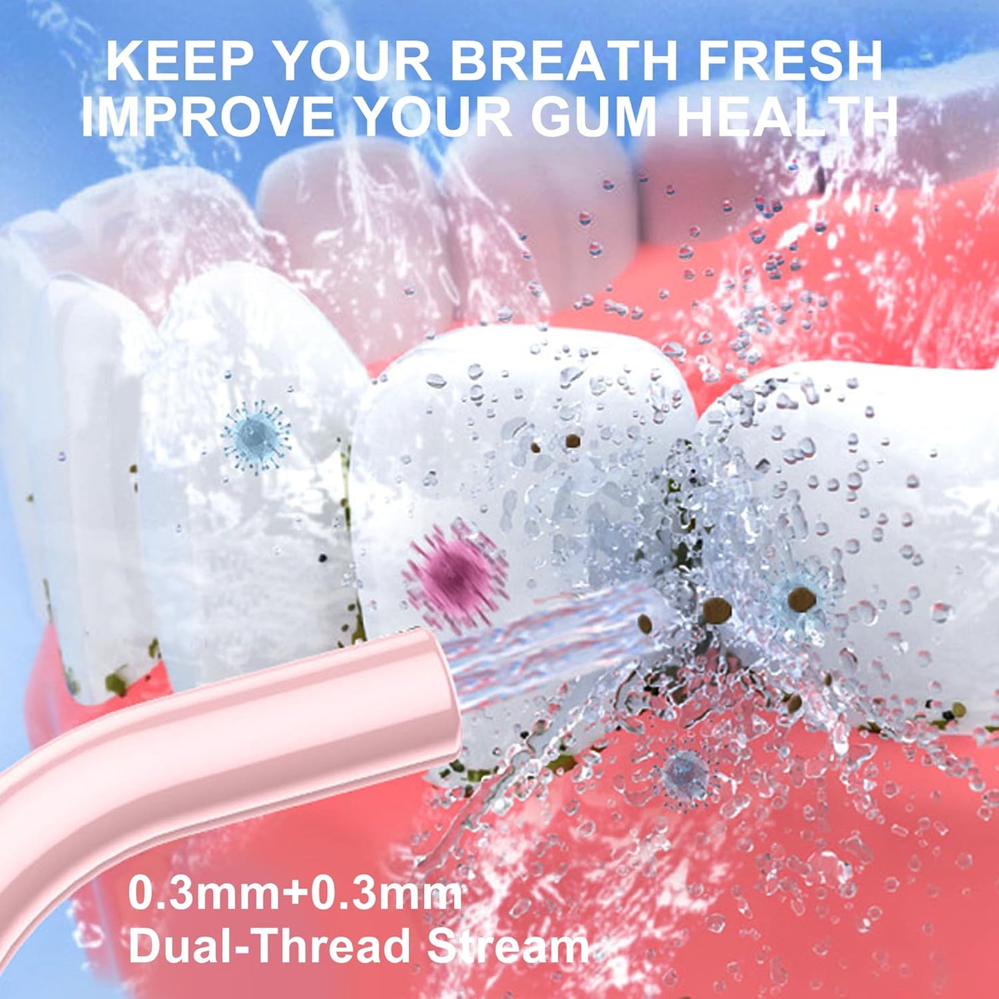 Replacement Tips for Oralfree Nicwell Water Flosser, Water Flosser Replacement Heads Oral Irrigator Jet Tip