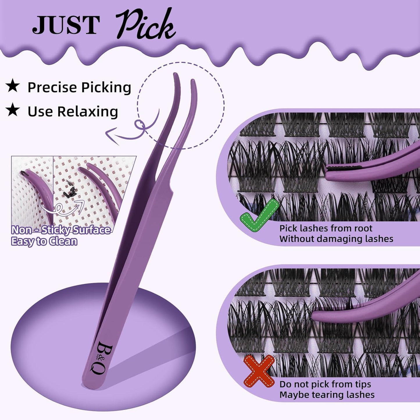 B&Qaugen Lash Clusters Kit Natural Lash Extension Kit for Beginners Z16 156 PCS Wispy Eyelash Extension Kit 8-18 Mixed Cluster Eyelash Extensions Kit D Curl Diy Lash Extension Kit at Home（kit，Z16）