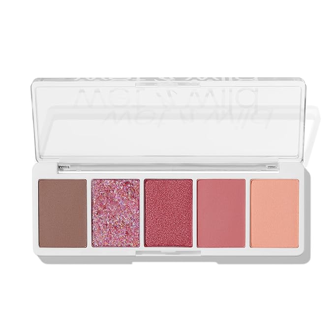 wet n wild Color Icon Eyeshadow Makeup 5 Pan Palette, Matte, Shimmer, Metallic, Long Wearing, Rich Buttery Pigment, Cruelty Free - Full Bloomin'