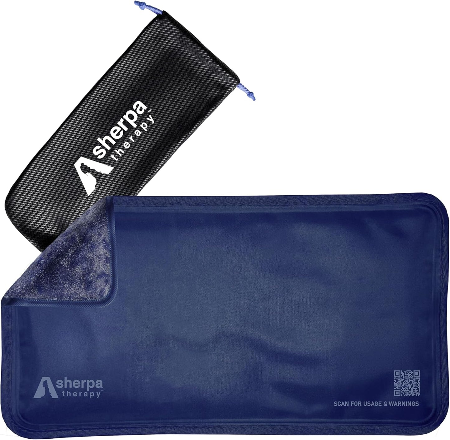 Small Soft Ice Packs for Injuries Reusable - Hot and Cold Flexible Gel Ice Packs Reusable for Ankle, Hand, Wrist, Head Pain Relief - 6" x 11" - Blue