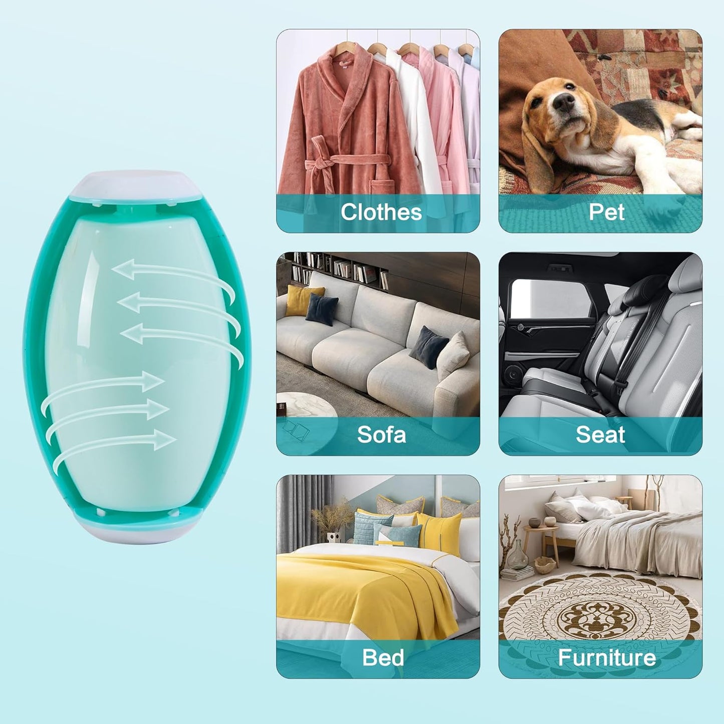 Washable Reusable Gel Lint Roller for Pet Hair，Portable Mini Dog Cat Pet Hair Remover for Clothes，Laundries ，Dust Fuzz Fur -Sticky Cleaner- Small Travel Animal Fur Removal Tool (Purple)