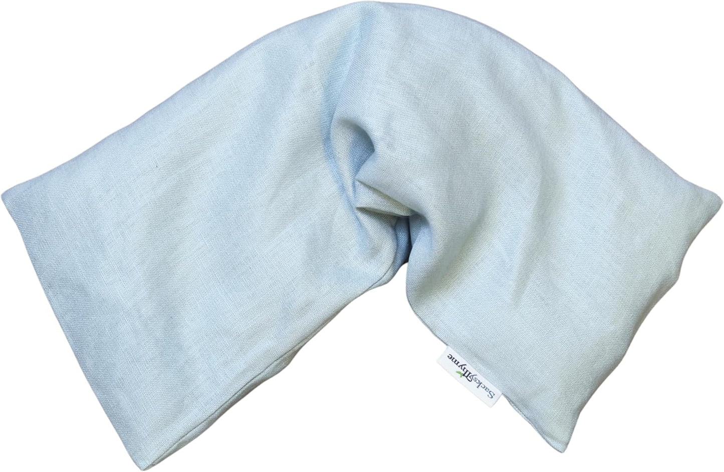 Microwave Heating Pad - 100% Linen Cover, Unscented, Size 18x7, Comforting Heat Pad for Cramps, Back,Neck,Shoulders, Leg Pain, Hot Microwavable Heat Pack, Color: Silver Sage, Made in USA