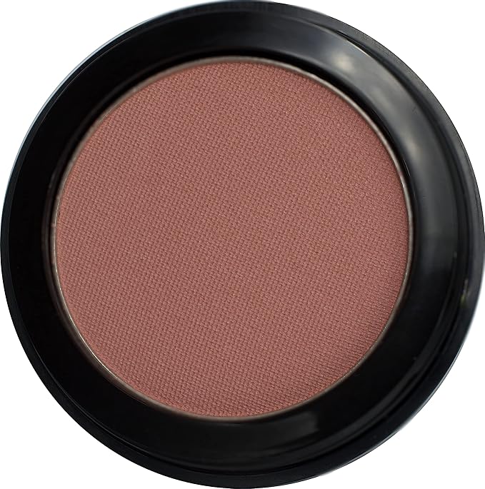 Mauve Rose Matte Dusty Muted Pink Blush Bronzer Pressed Cheek Color Powder, Talc & Paraben Free, 4 Grams, No Animal Testing & Cruelty Free