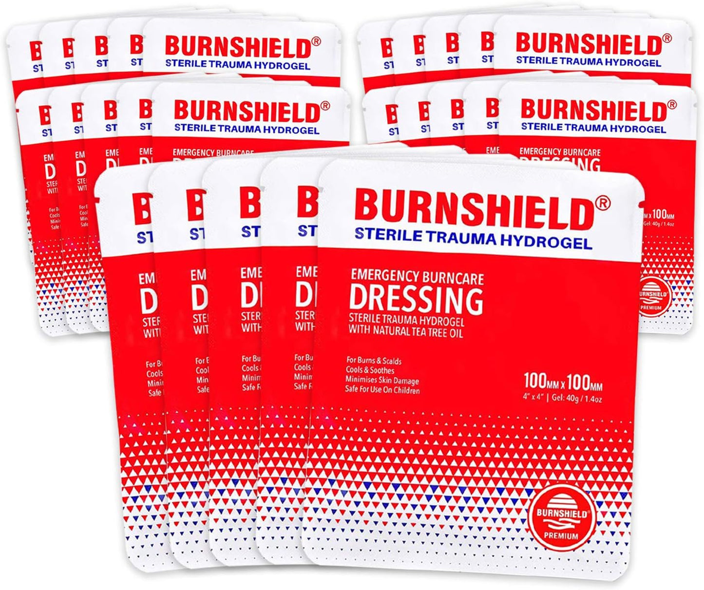 Burnshield 4" X 4" Burn Dressing, Sterile - 25 Count