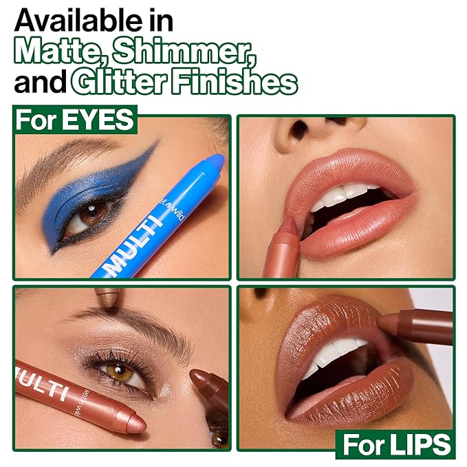 wet n wild Color Icon Cream Eyeliner Eyeshadow Multi-Stick, Moisturizing, Nourishing Velvety Cream-to-Powder Buildable & Blendable Formula, Cruelty-Free & Vegan - Green