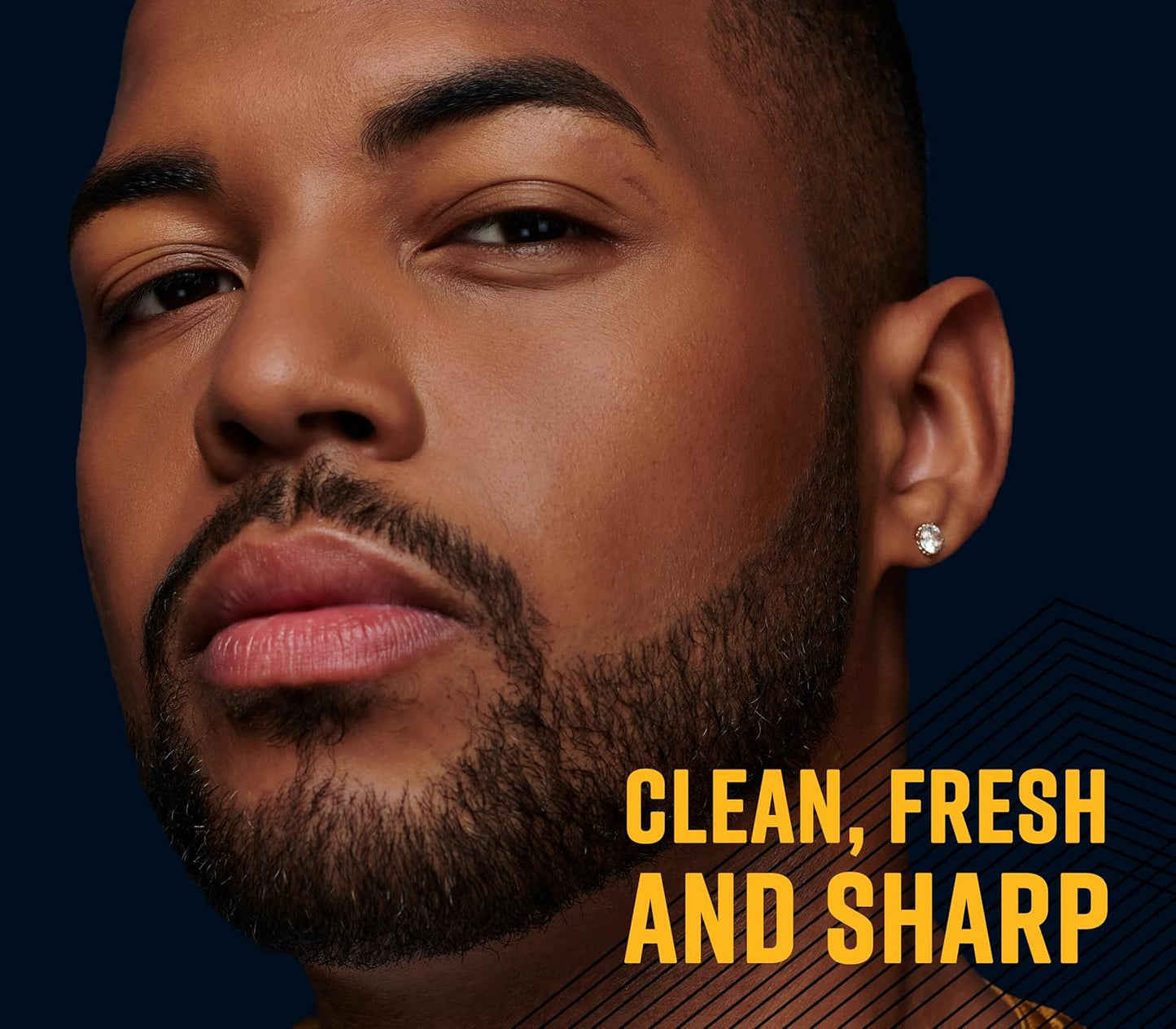 The Cut Buddy PLUS Beard Shaping Tool, Clear Template with Built-in Comb and Bonus Pencil, Ideal for Hairline, Beard, and Mustache Trimming