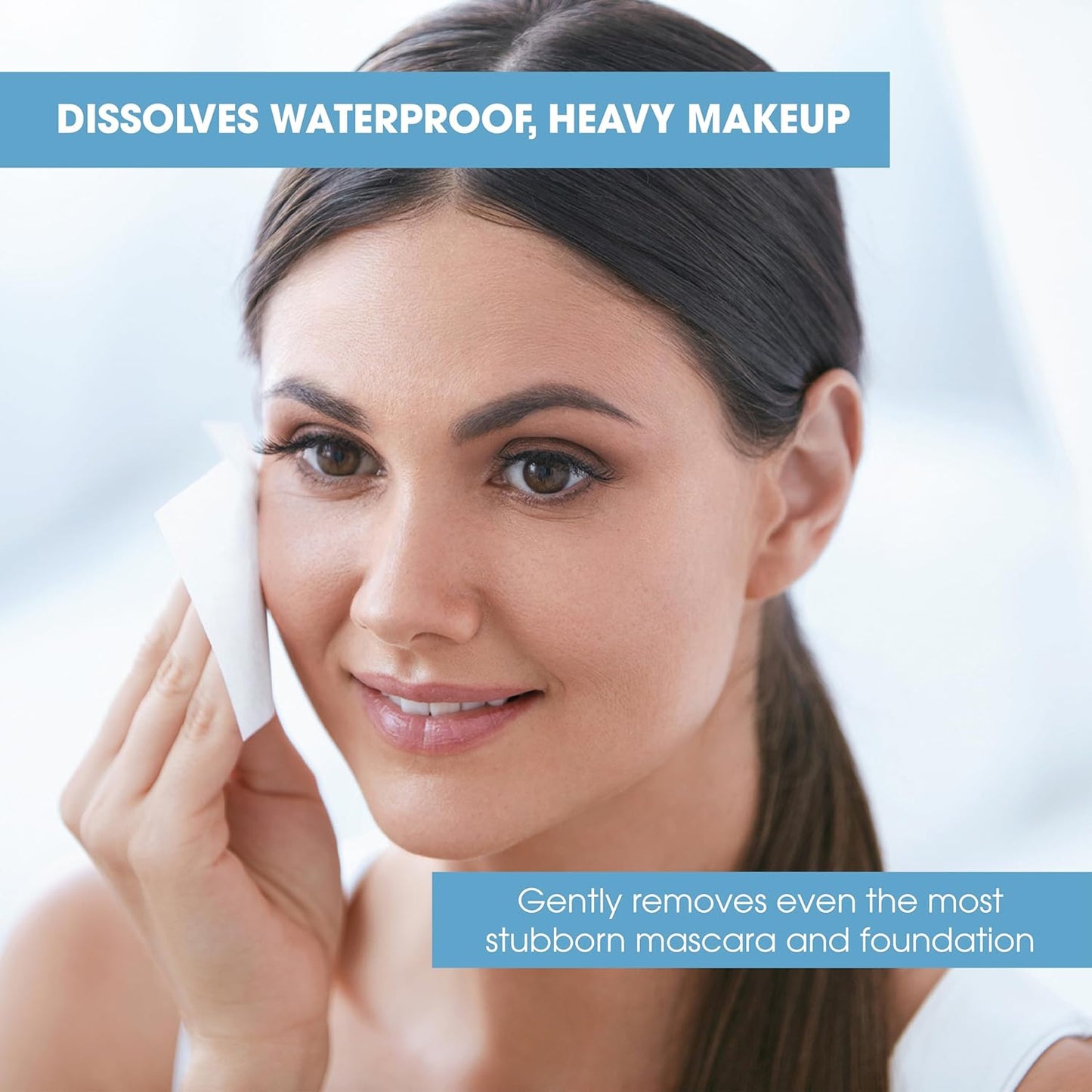 Diamond Wipes Makeup Remover Wipes, Alcohol Free Facial Cleansing Wipes with Vitamin E, Case of 500 Face Wipes